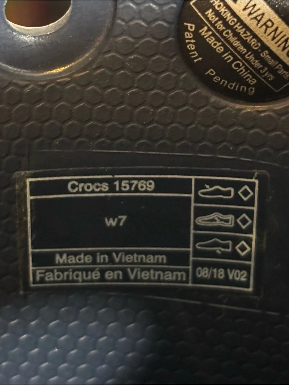 Crocs Jaunt Shorty Waterproof Ankle Rain Boots-Navy Blue-Women Size 7